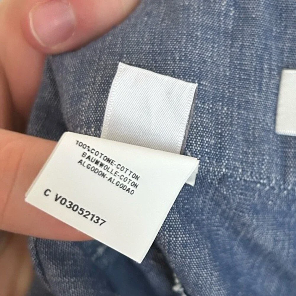 Philosophy Blue Denim High Rise Straight Leg Boho Jeans with Frayed Hem Size 2 - Picture 5 of 7